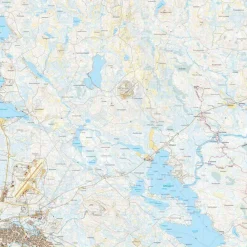 Calazo förlag Rovaniemi: Napapiiri & Ounasvaara 1:25 000 Topographic map