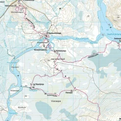 Calazo förlag Rovaniemi: Napapiiri & Ounasvaara 1:25 000 Topographic map
