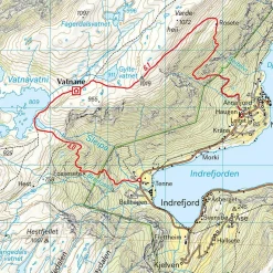 Calazo förlag Stølsheimen 1:50 000 Hiking map