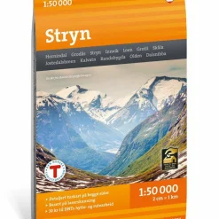 Calazo förlag Stryn 1:50 000 Hiking map