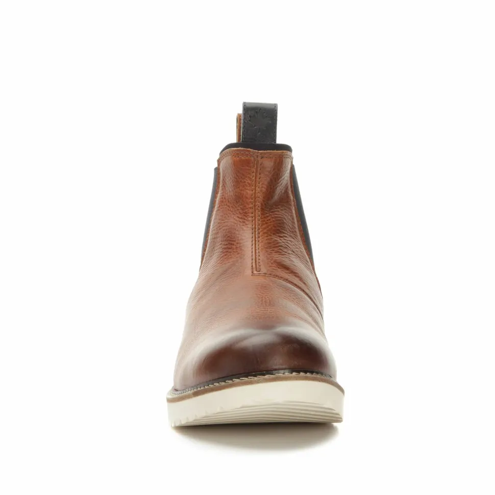 Canada Snow Men's William Chelsea Boot Cognac