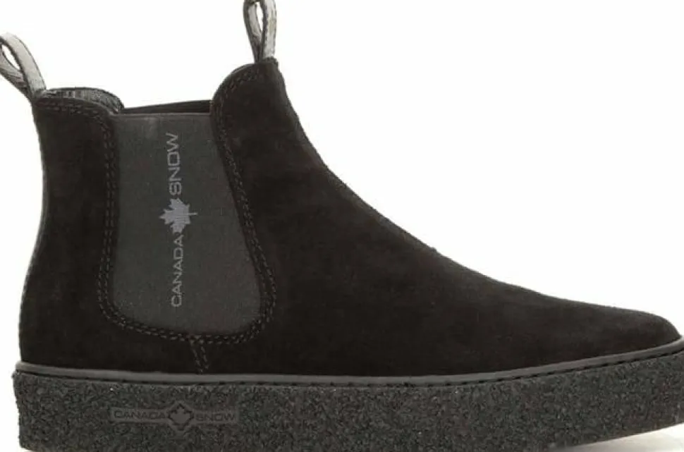 Canada Snow Women's Mount Verm Suede Black