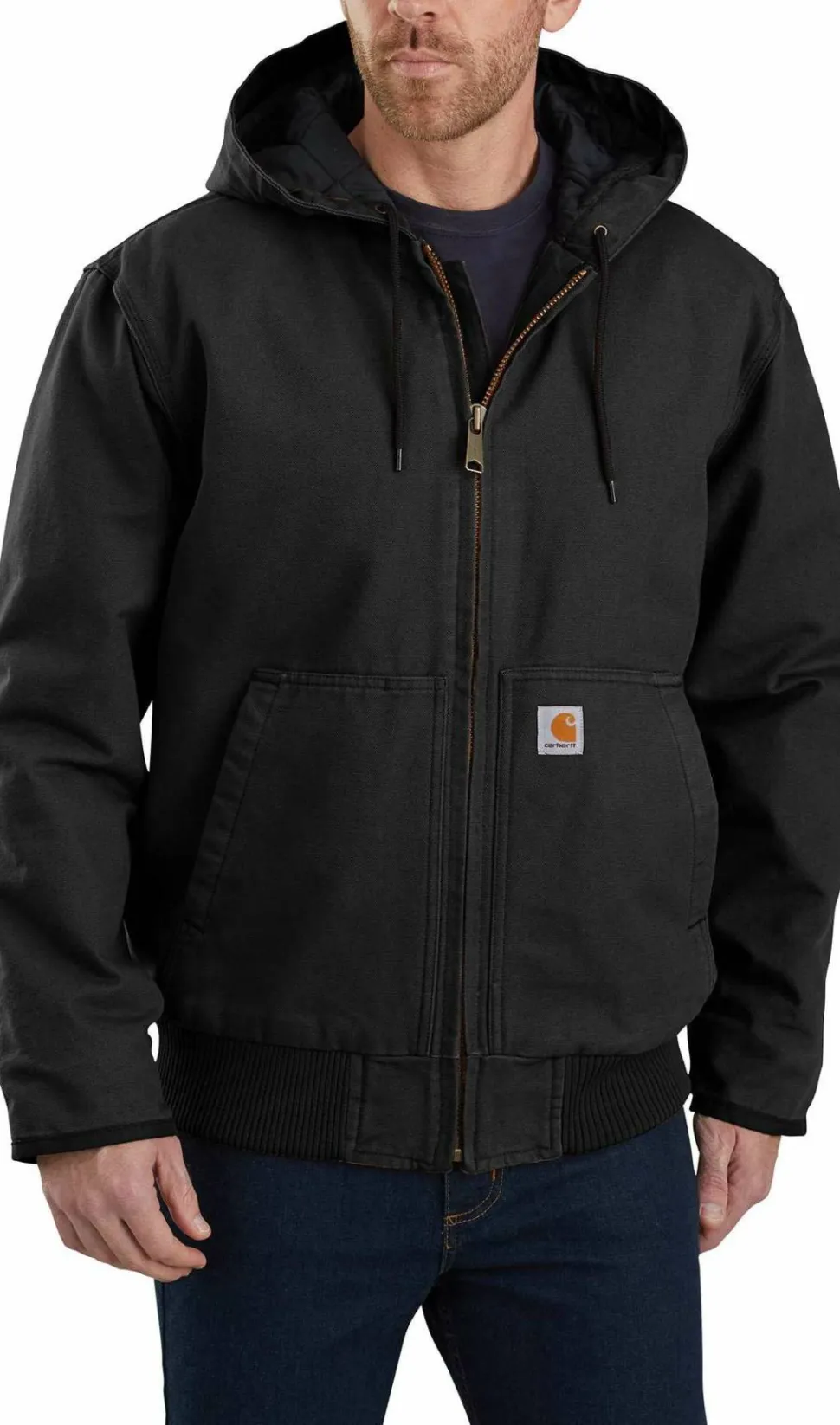 Carhartt Men's Duck Active Jacket Black