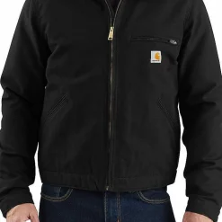 Carhartt Men's Duck Detroit Jacket Black