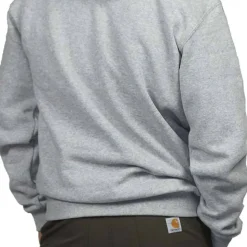 Carhartt Men's Hooded Sweatshirt Heather Grey