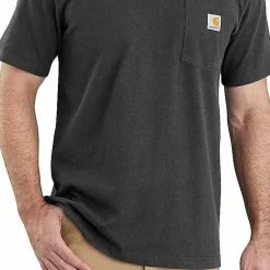 Carhartt Men's K87 Pocket Short Sleeve T-Shirt Carbon Heather