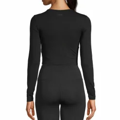 Casall Women's Crop Long Sleeve Black