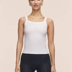 Casall Women's Defined Rib Tank White
