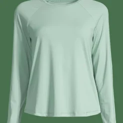 Casall Women's Essential Long Sleeve Statue Green