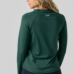 Casall Women's Essential Long Sleeve Dark Pine