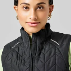 Casall Women's Quilted Running Vest Black