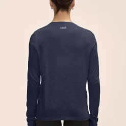 Casall Women's Soft Texture Long Sleeve Core Blue