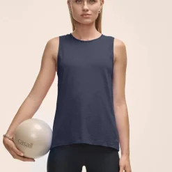 Casall Women's Soft Texture Tank Core Blue