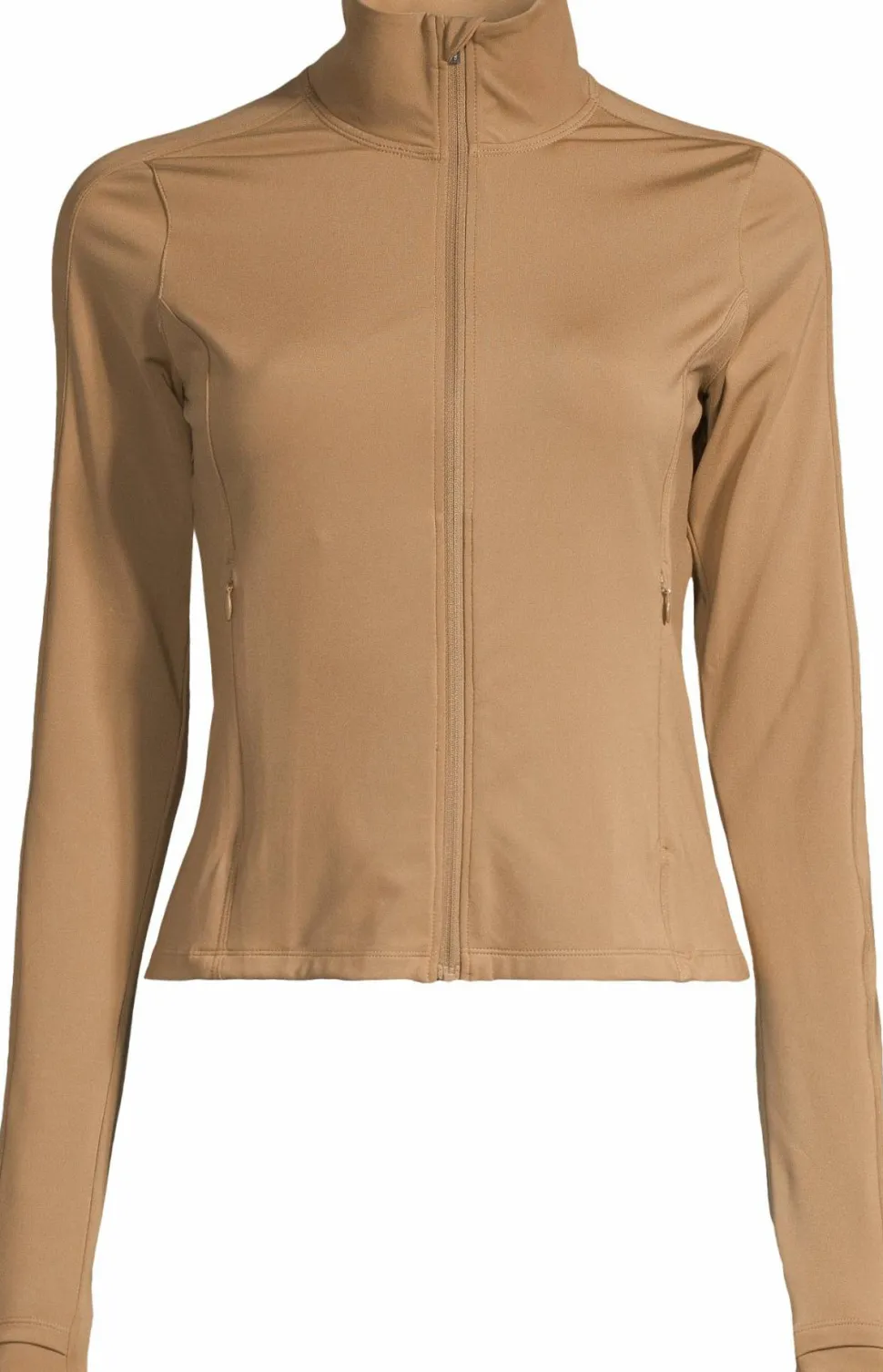 Casall Women's Soft Touch Zip Jacket Light Khaki