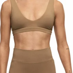 Casall Women's Soft Touch Padded Sports Bra Light Khaki