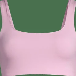 Casall Women's Square Neck Bikini Top Clear Pink