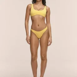 Casall Women's Vibrant U-Shape Bikini Top Sunflower