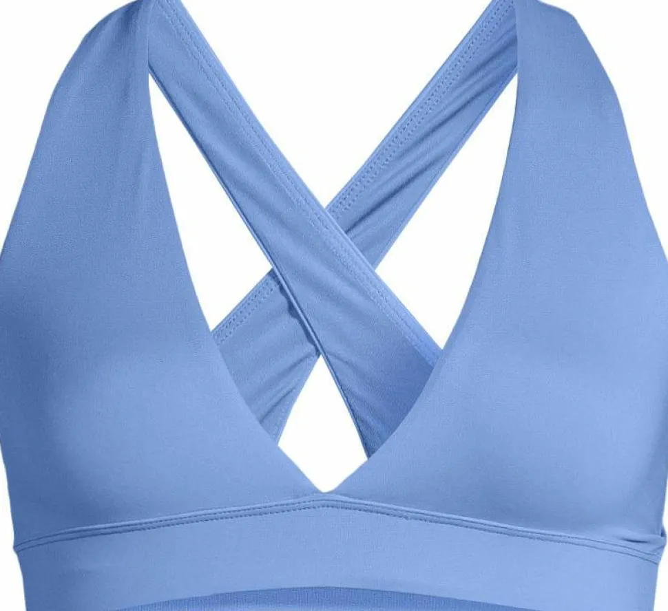 Casall Women's V-Neck Crossback Bikini Top Riviera Blue