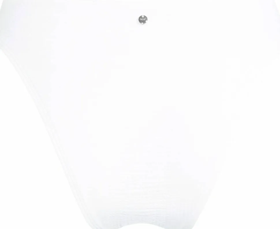 Casall Women's Waffle High Leg Bikini Bottom White