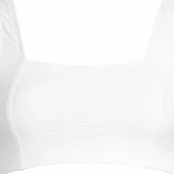 Casall Women's Waffle Square Neck Bikini Top White
