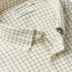 Chevalier Men's Baron Shooting Fit Stretch Shirt Highland Green Tattersall
