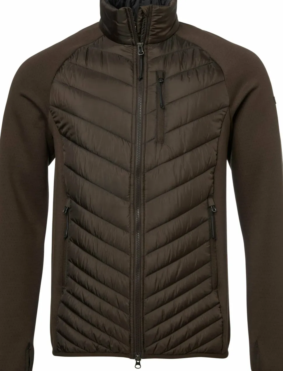 Chevalier Men's Hunter Hybrid Jacket Leather Brown