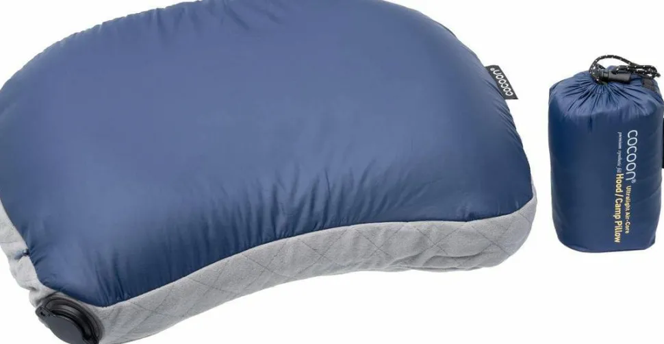 Cocoon Air-Core Hood/Camp Pillow Dark Indigo/Grey