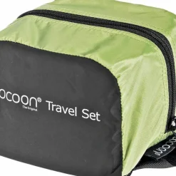 Cocoon Travel Set Ultralight 3 Pieces Wasabi/Black