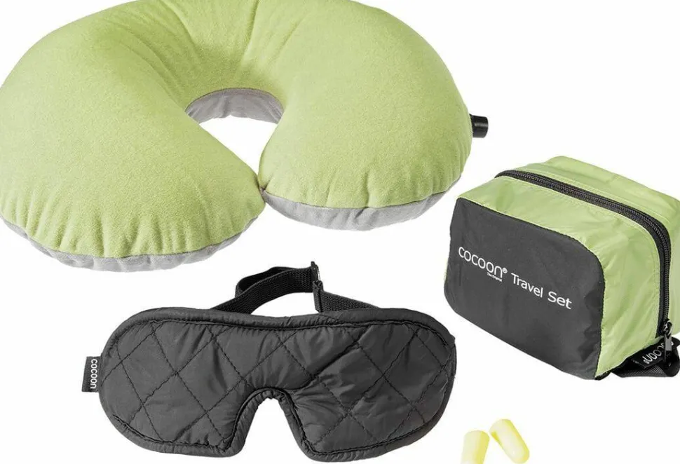 Cocoon Travel Set Ultralight 3 Pieces Wasabi/Black