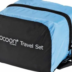 Cocoon Travel Set Ultralight 3 Pieces Light Blue/Black