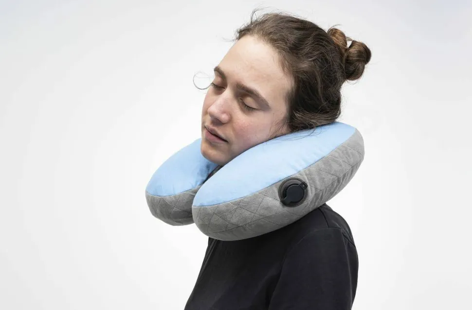 Cocoon U-Shaped Neck Pillow Galaxy Blue/Grey