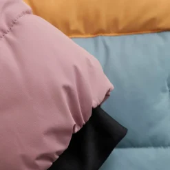 Color Kids Kids' Ski Jacket Quilt & Colorblock Woodrose