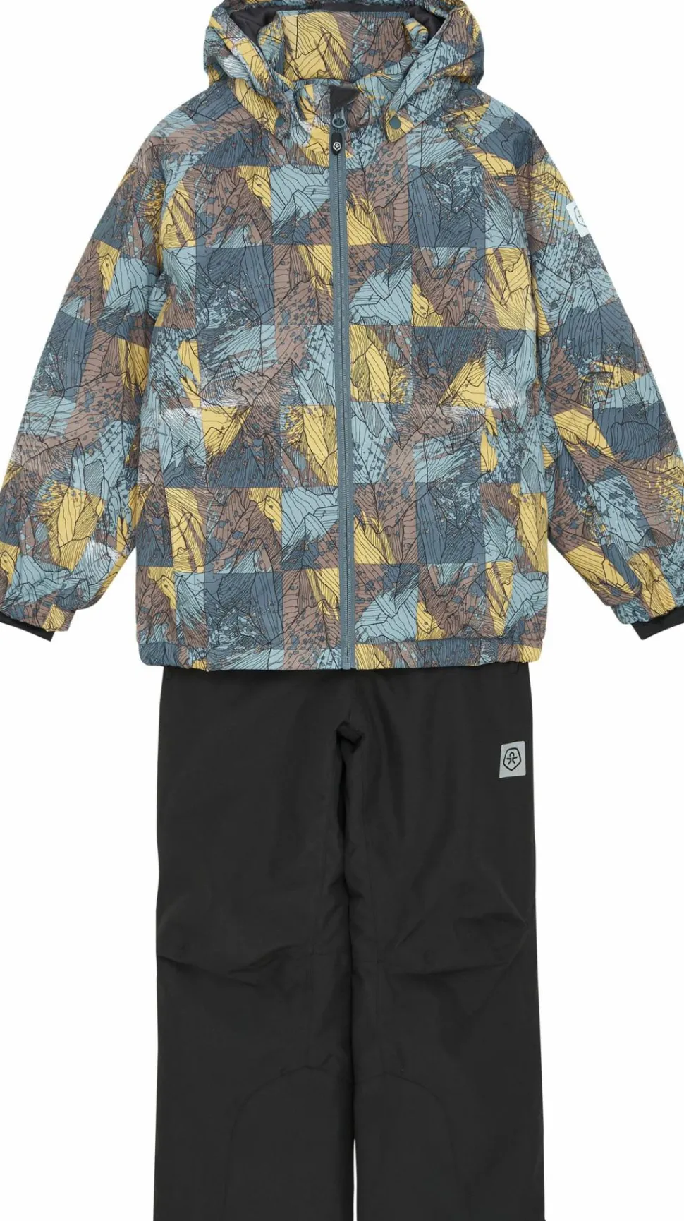 Color Kids Kids' Ski Set AOP Stormy Weather