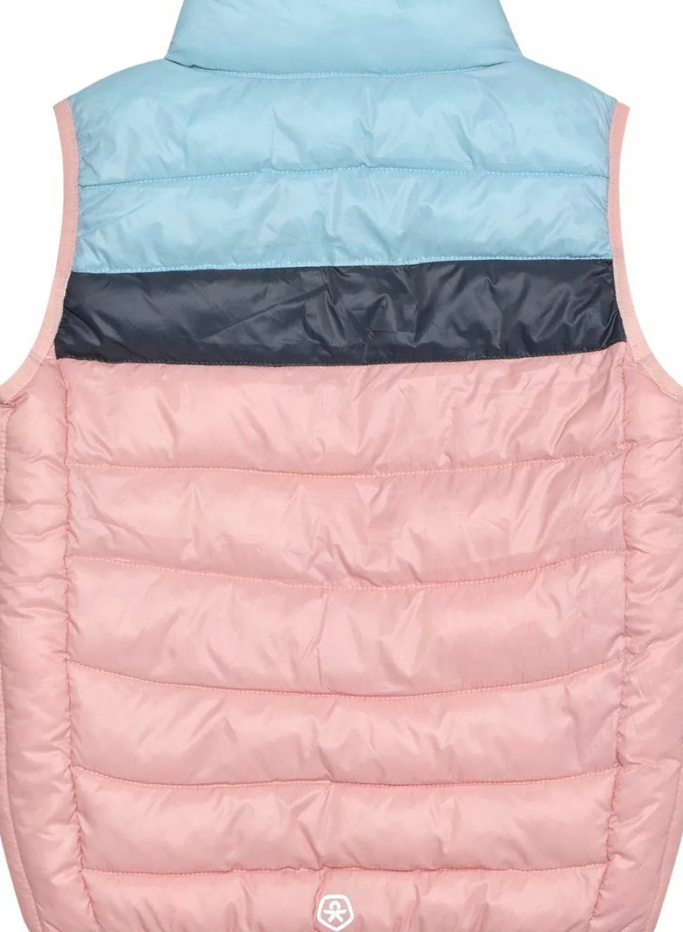 Color Kids Kids' Waistcoat Quilted Colorblock Bridal Rose