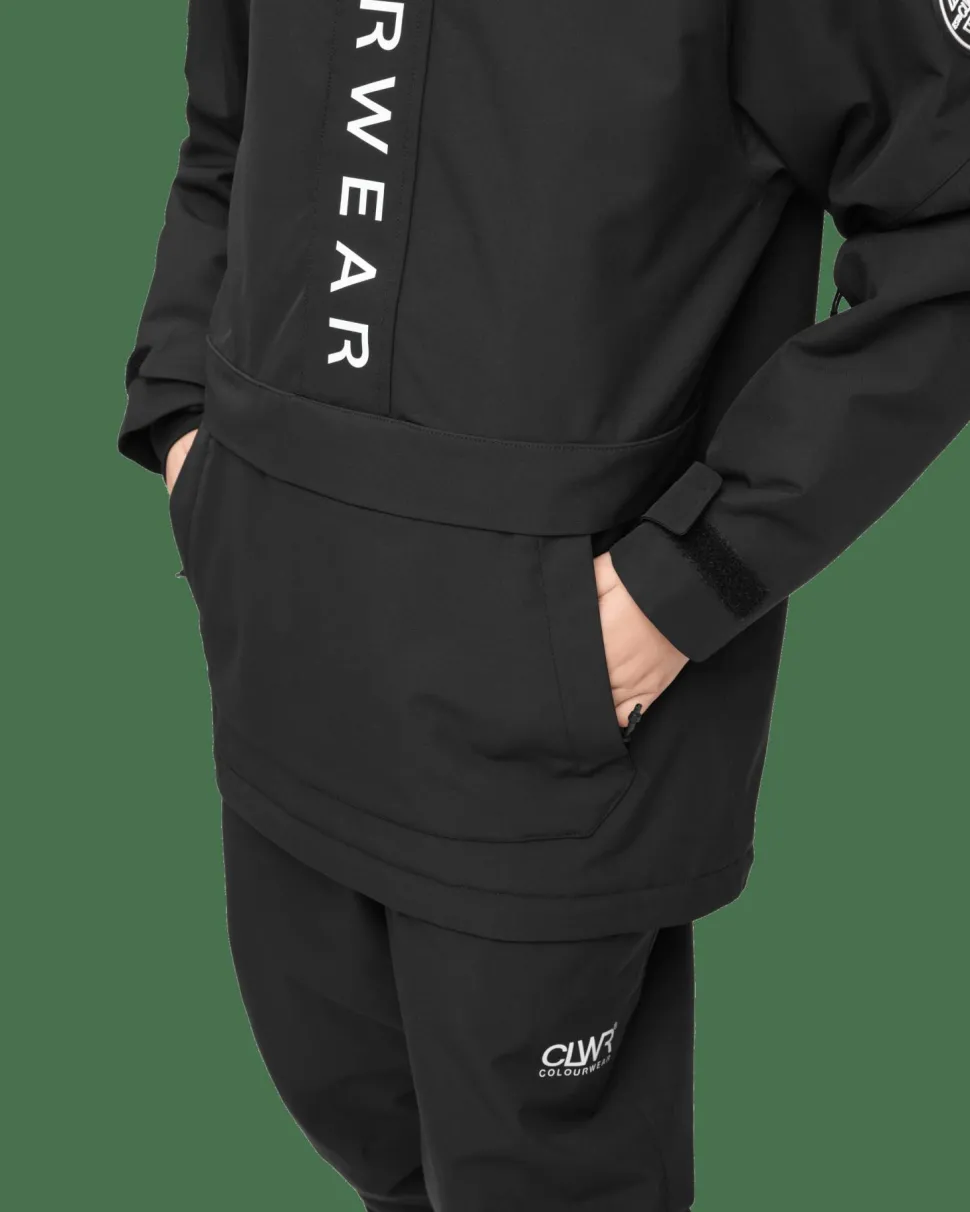 ColourWear Juniors' Signature Anorak Black
