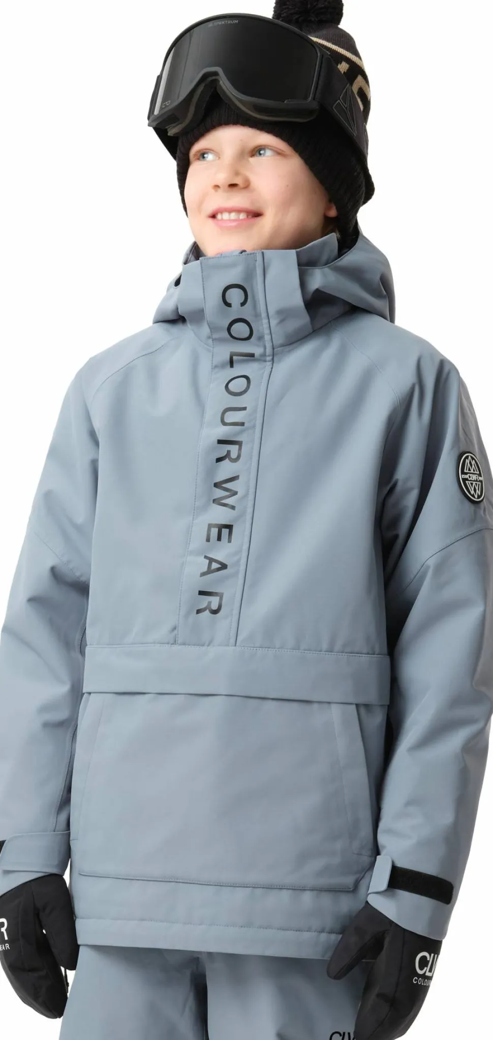 ColourWear Juniors' Signature Anorak Grey Blue