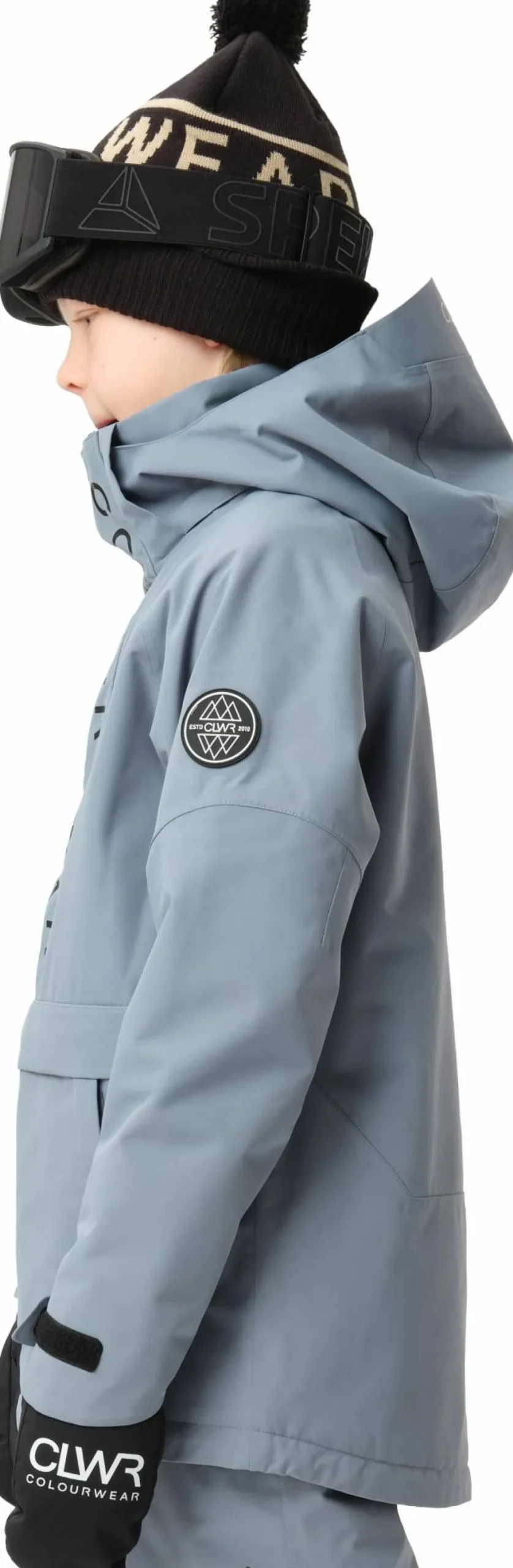 ColourWear Juniors' Signature Anorak Grey Blue