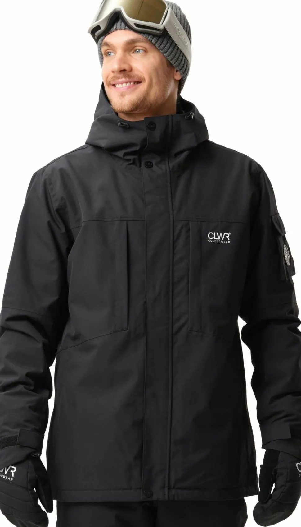 ColourWear Men's Eagle Jacket Black