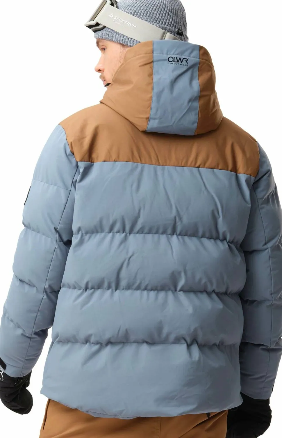 ColourWear Men's Pole Jacket Grey Blue