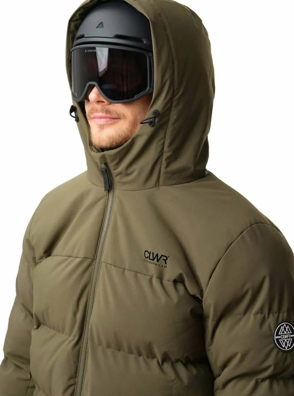 ColourWear Men's Pole Jacket Dark Olive