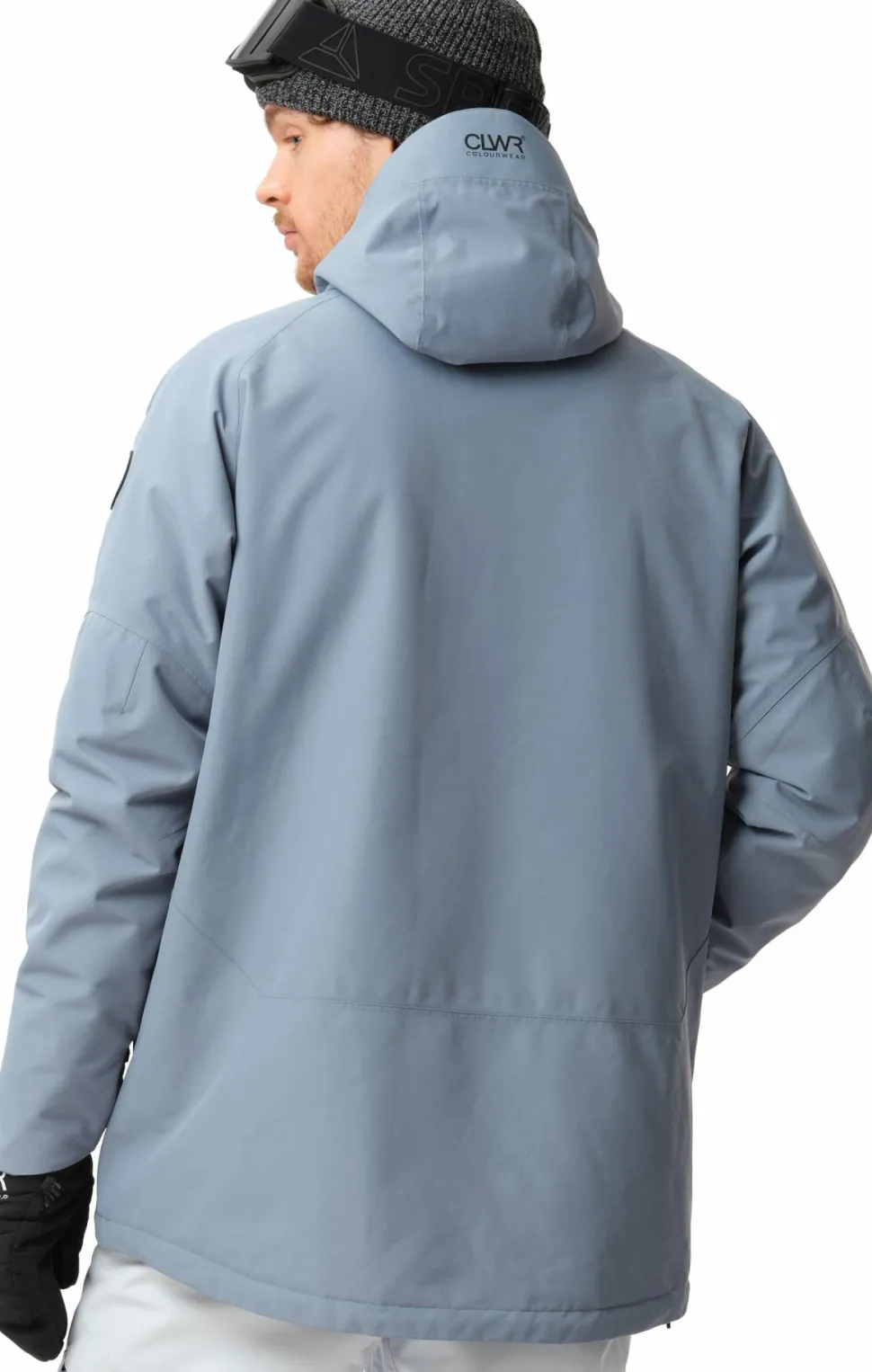 ColourWear Men's Signature Anorak Grey Blue