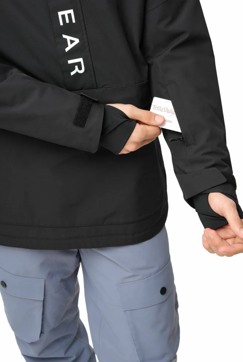 ColourWear Men's Signature Anorak Black