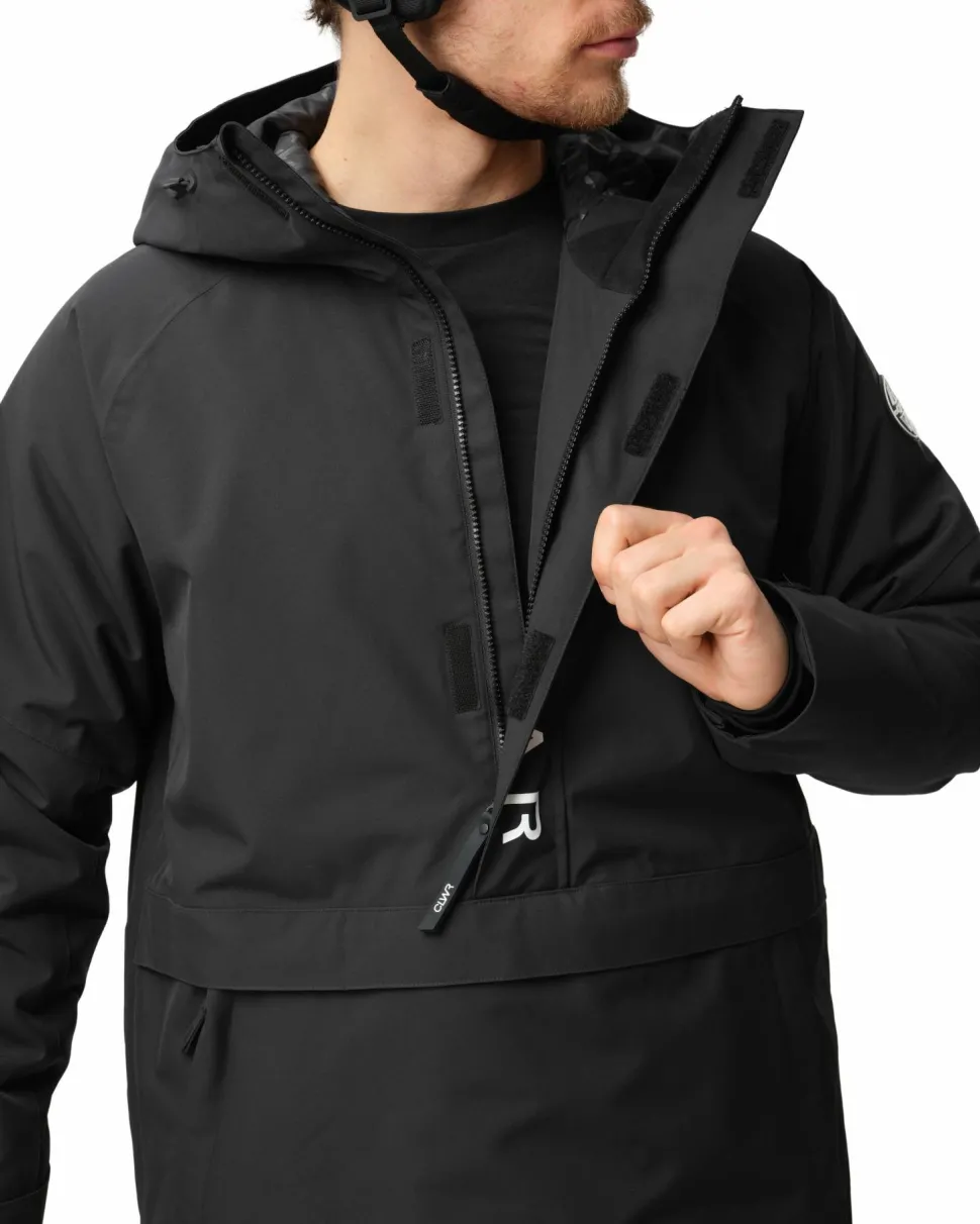 ColourWear Men's Signature Anorak Black