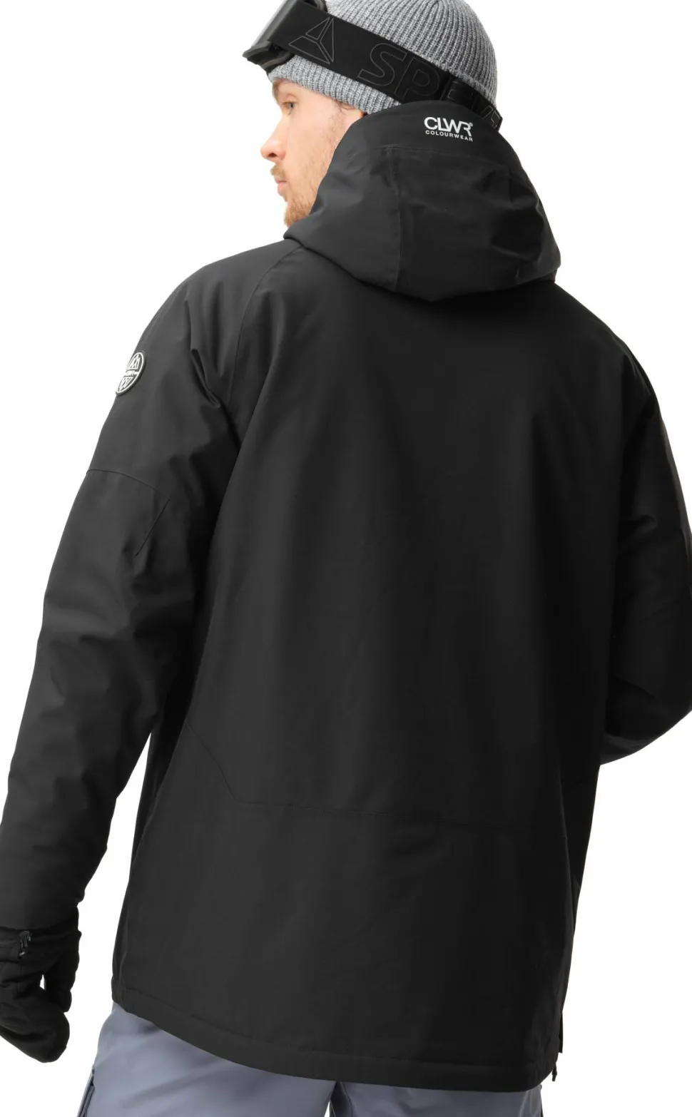 ColourWear Men's Signature Anorak Black