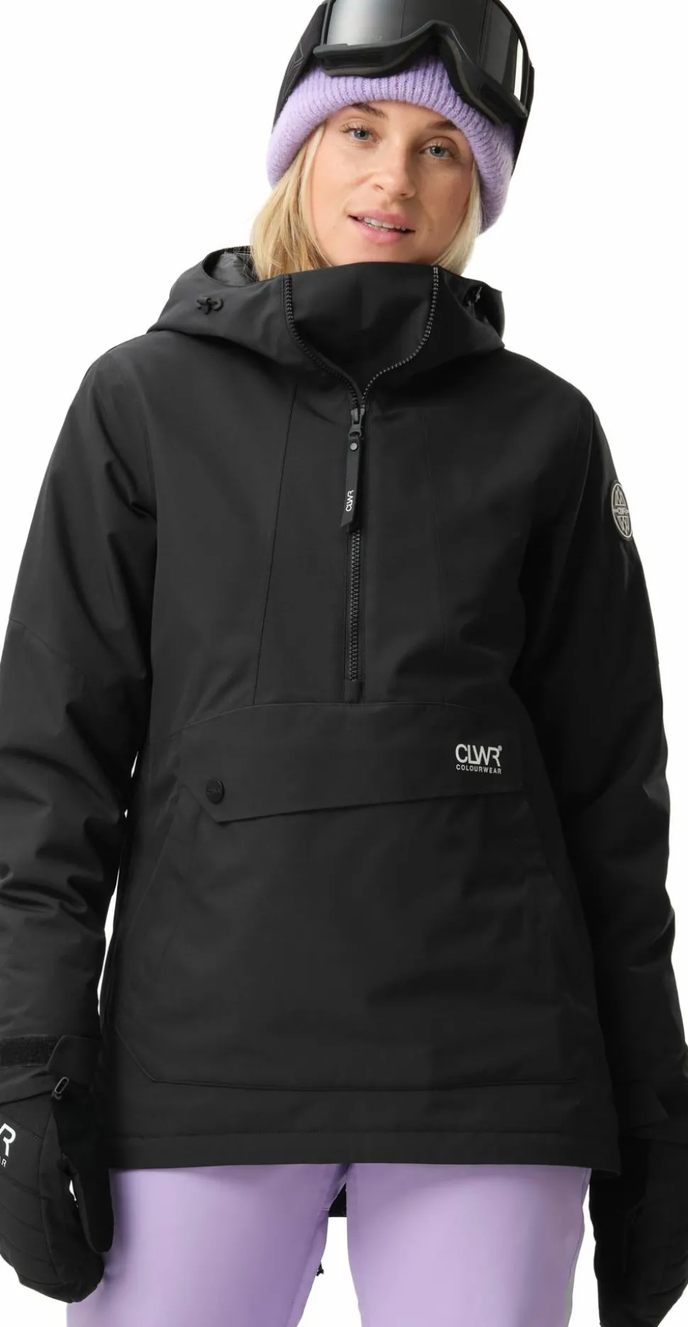 ColourWear Women's Homage Anorak 2.0 Black