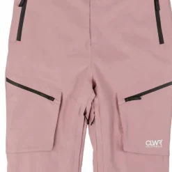 ColourWear Women's Slash Bib Pants Dark Rose