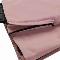 ColourWear Women's Slash Bib Pants Dark Rose