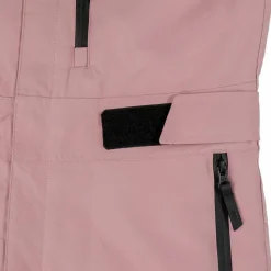 ColourWear Women's Slash Bib Pants Dark Rose