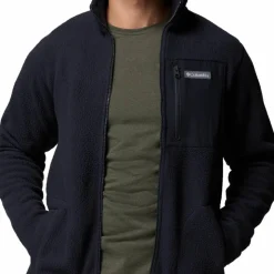 Columbia Men's Jasper Ridge Pebbled Fleece Jacket Black