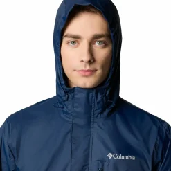 Columbia Men's Pouring Adventure III Jacket Collegiate Navy